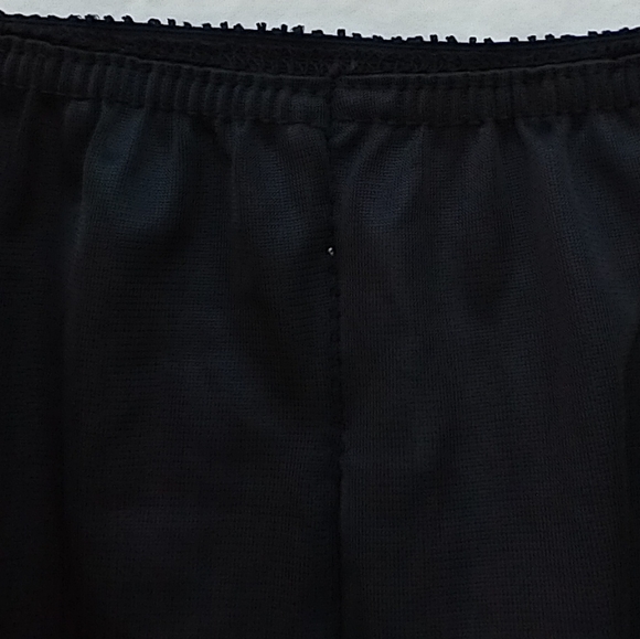 Vintage Montgomery Ward Black Nylon Half Slip 33/35 - Picture 6 of 9